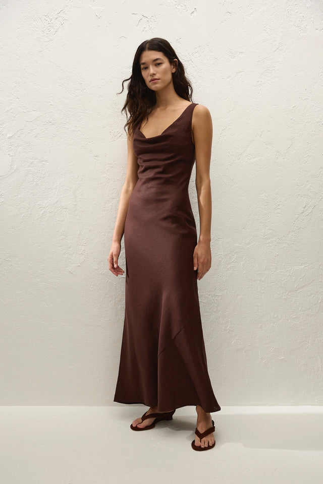 Paloma Maxi Dress Carob