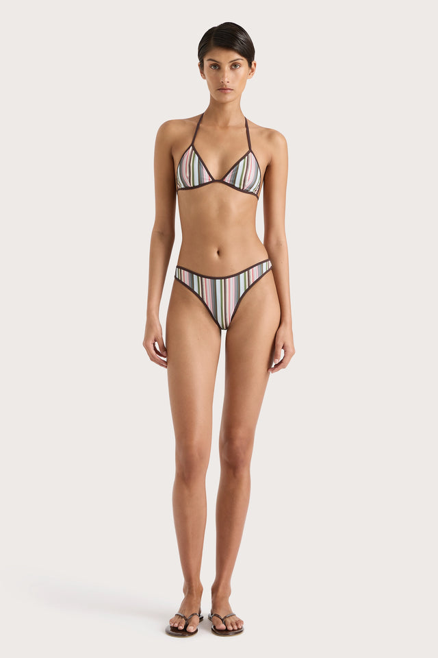 Ania Bikini Bottom Meleu Stripe Multi