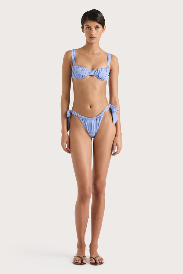 Sol Bikini Top Blue