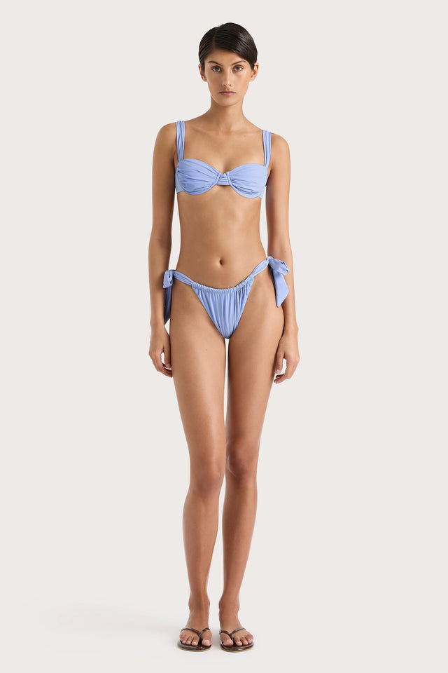 Sol Bikini Top Blue