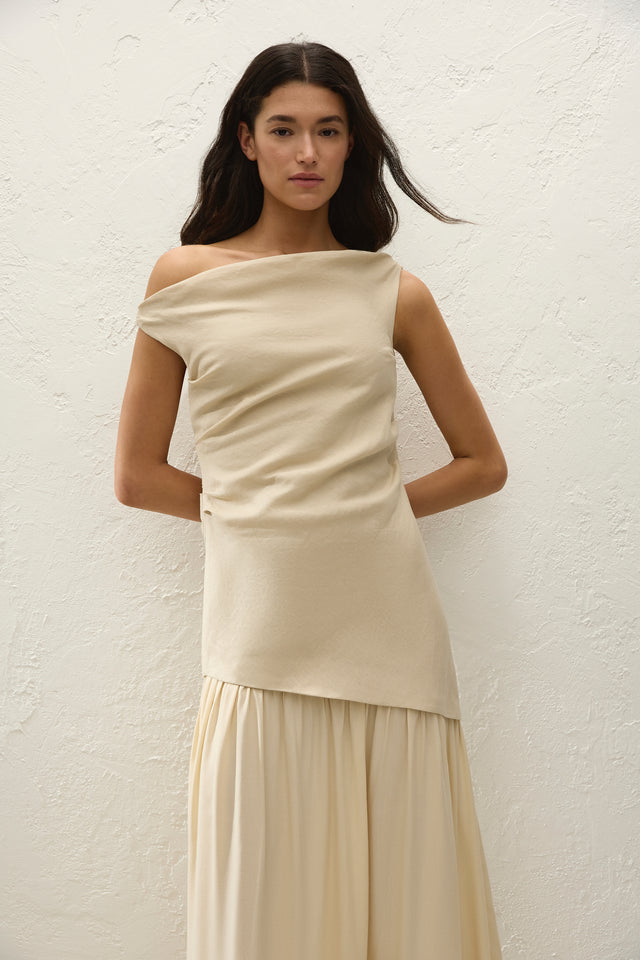 Roma Maxi Dress Panna