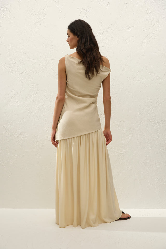 Roma Maxi Dress Panna