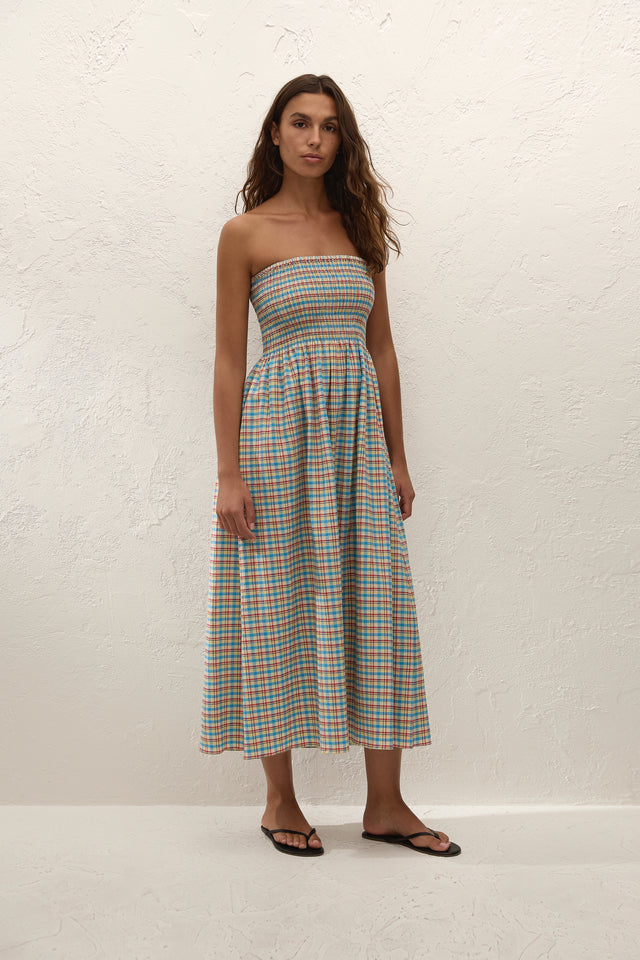 Jamie Midi Dress Sofia Check