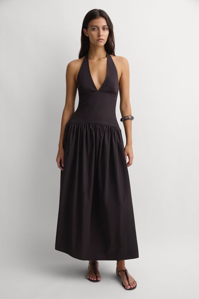 Palmiera Midi Dress Carob