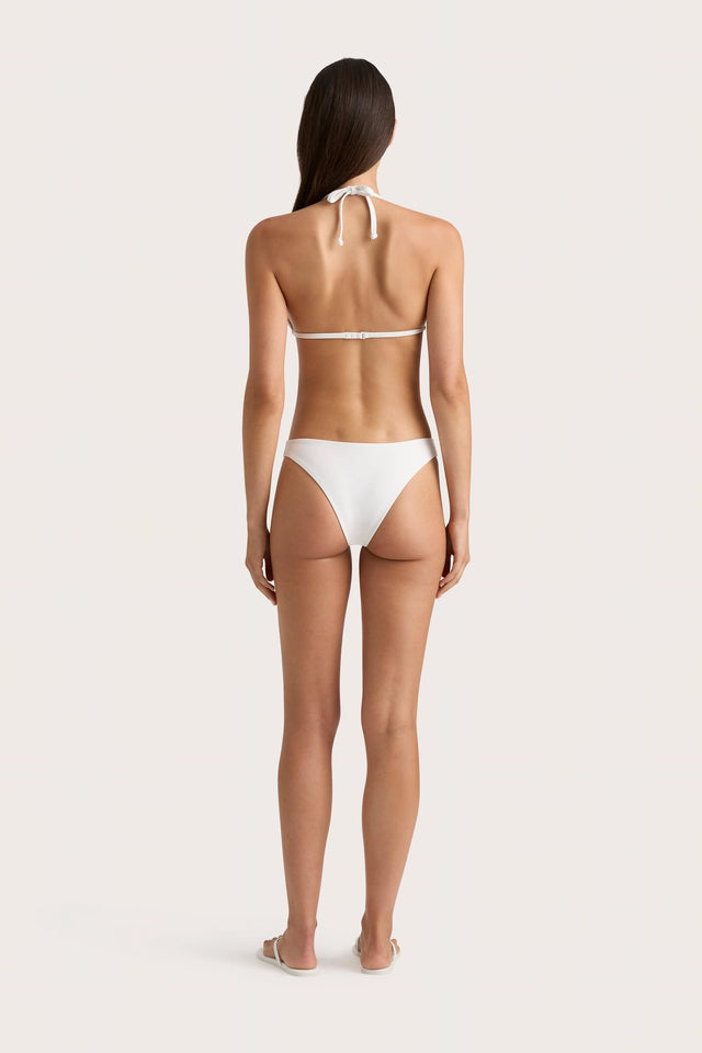Bebe Bikini Bottom White Final Sale Faithfull the Brand
