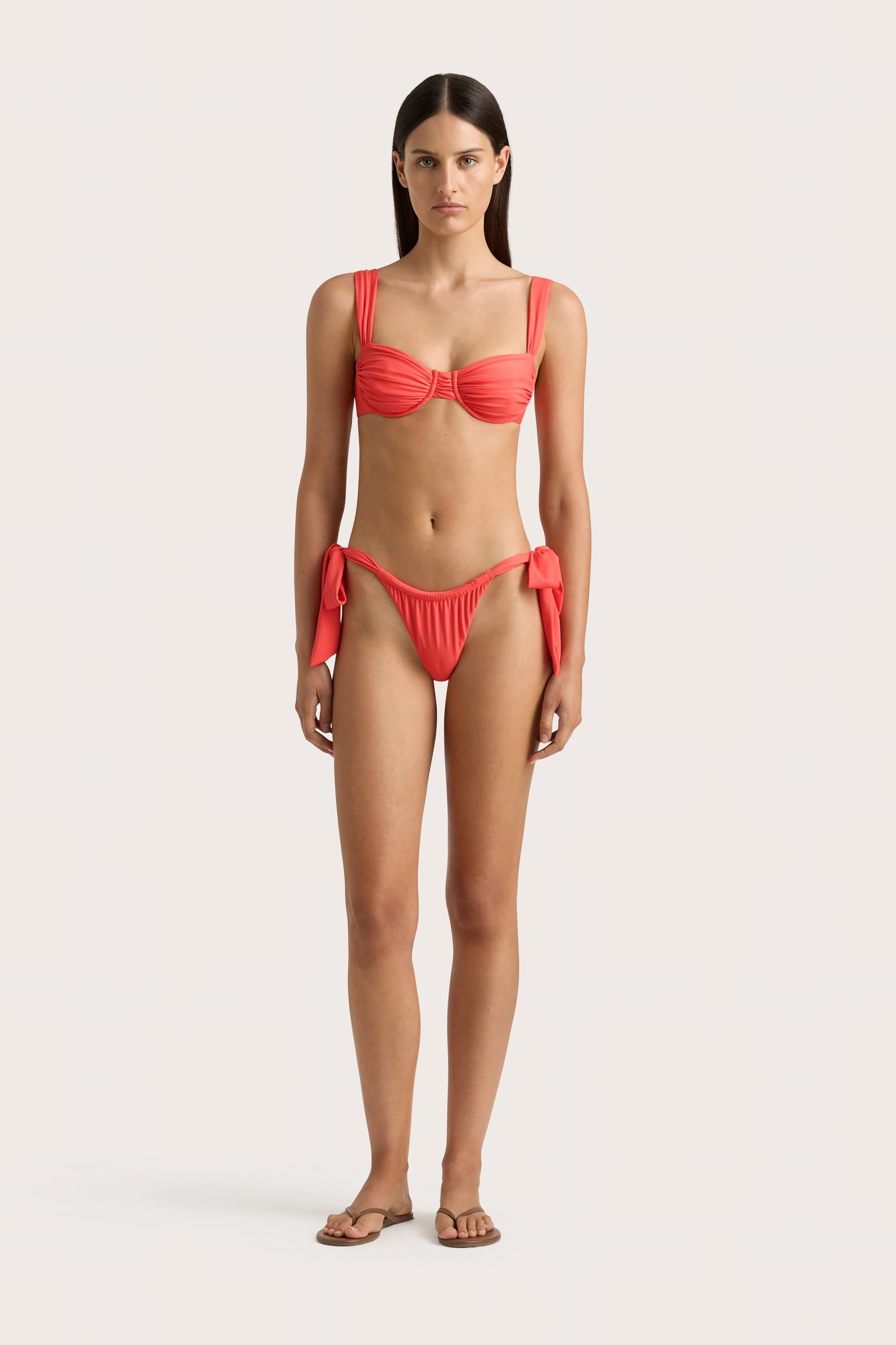 Sol Bikini Top Vermillion - Final Sale – Faithfull the Brand