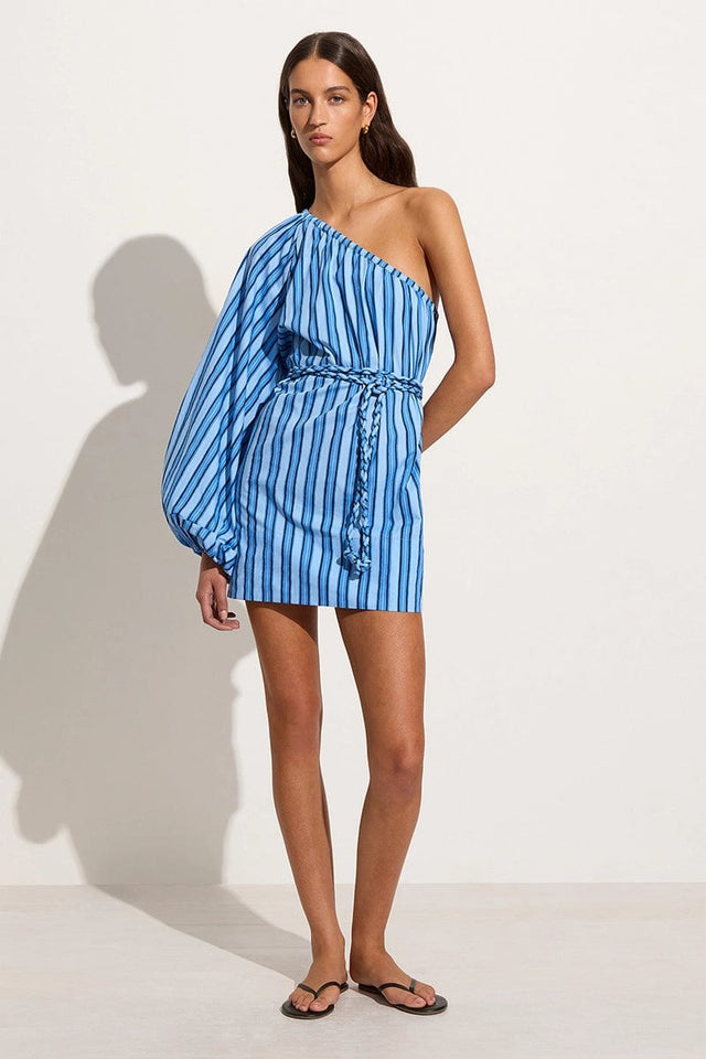 Calia Mini Dress Akaia Stripe Blue