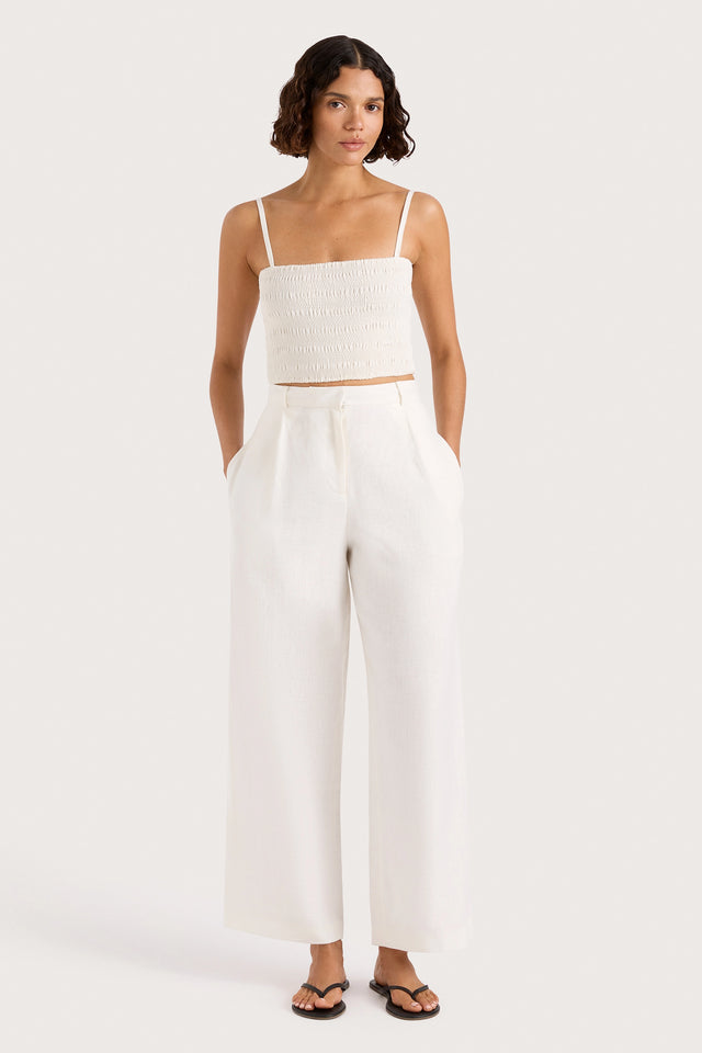 Stevie Trouser White