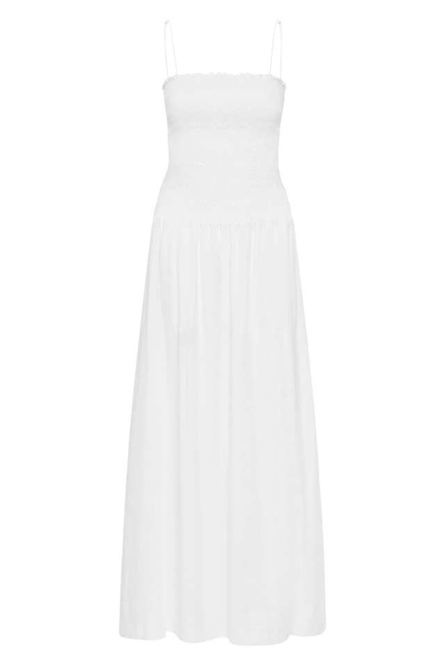 Geriba Midi Dress White