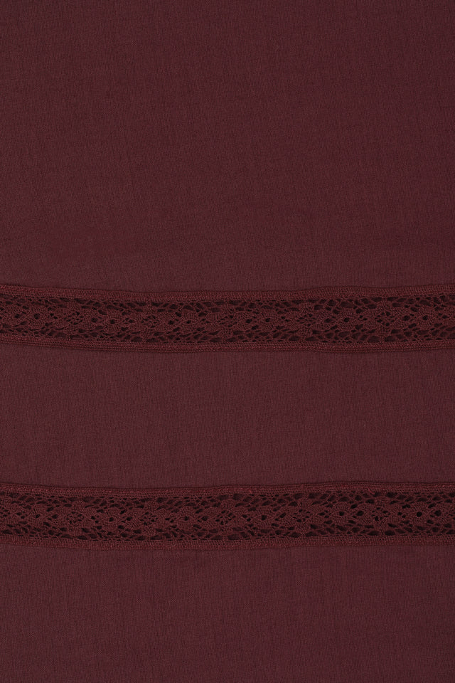 Dagny Midi Dress Bordeaux