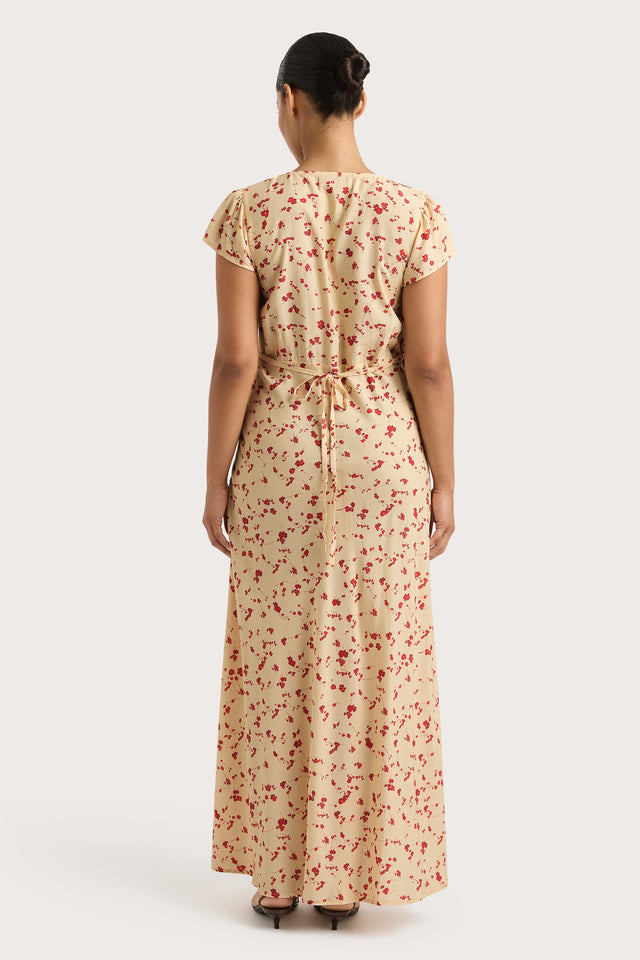 Esson Midi Dress Blossom Yellow