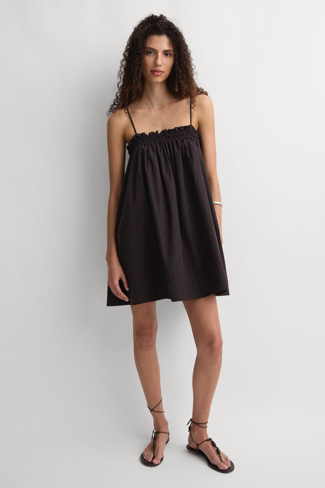 Adrianna Mini Dress Carob