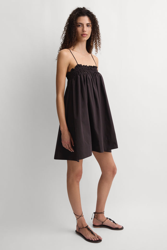 Adrianna Mini Dress Carob