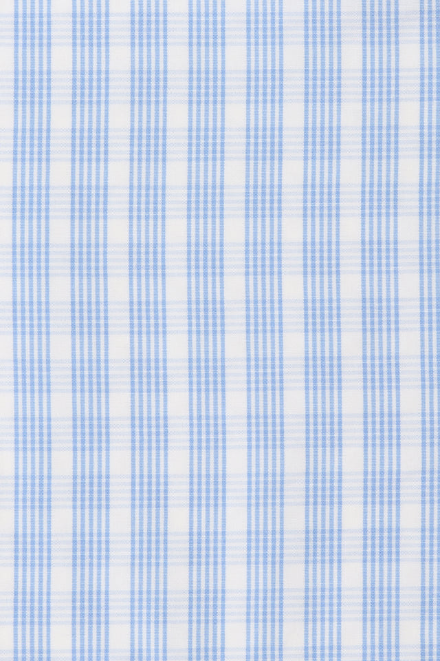 Lonny Top Paloma Check Light Blue White