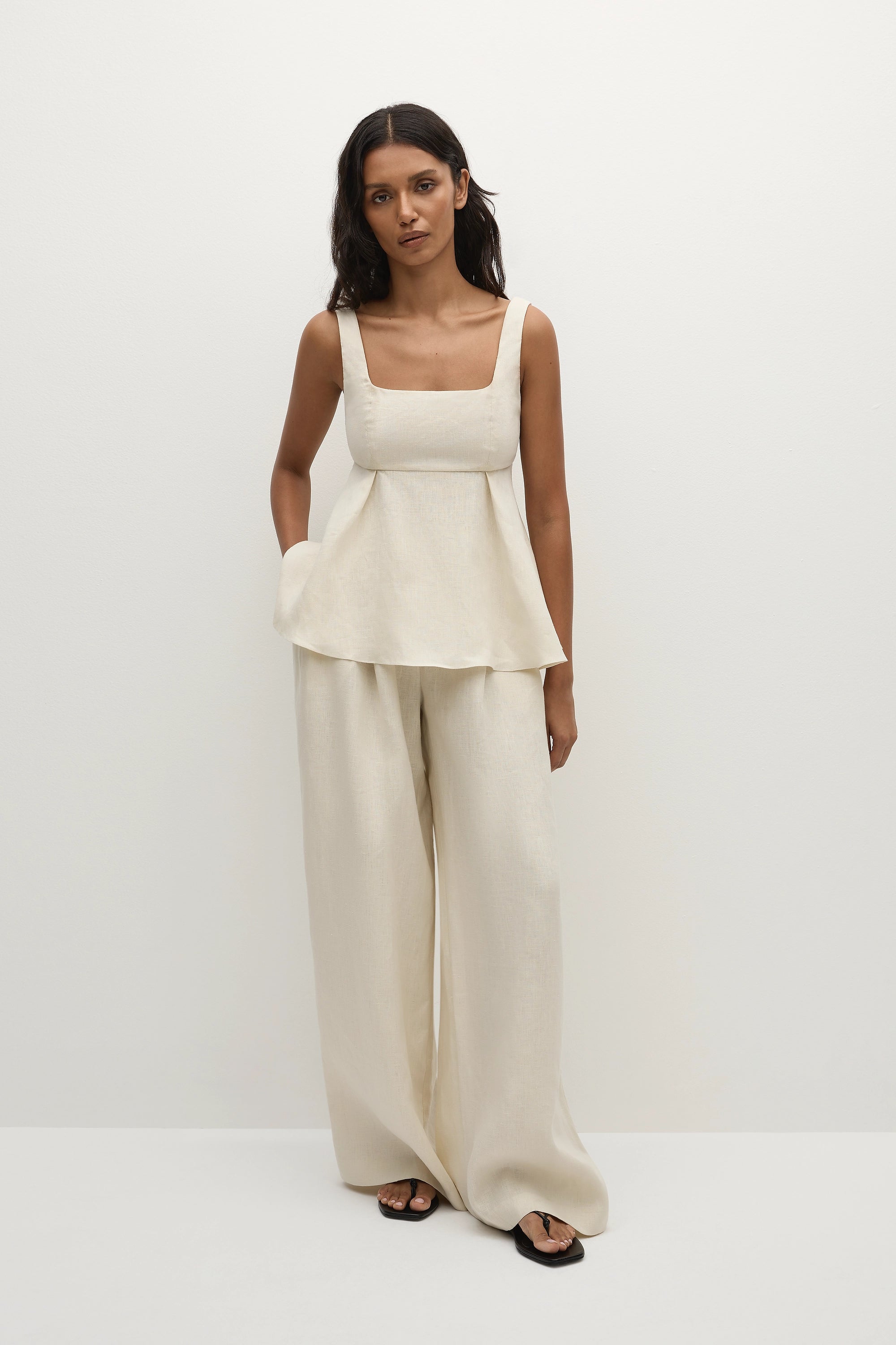 Ellie Top Ecru - Faithfull the Brand INT