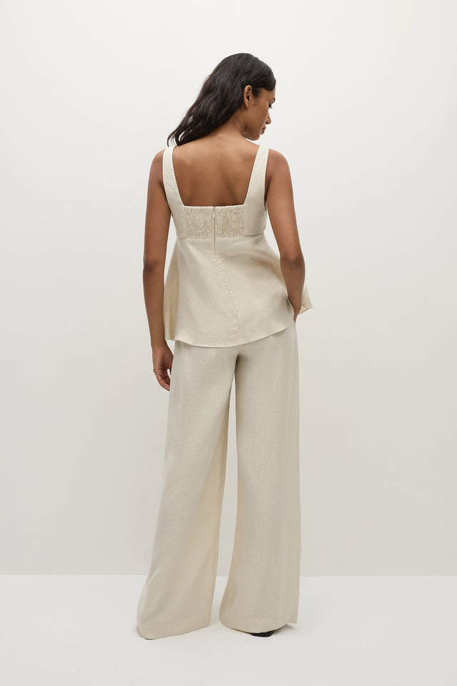 Sofia Trouser Ecru