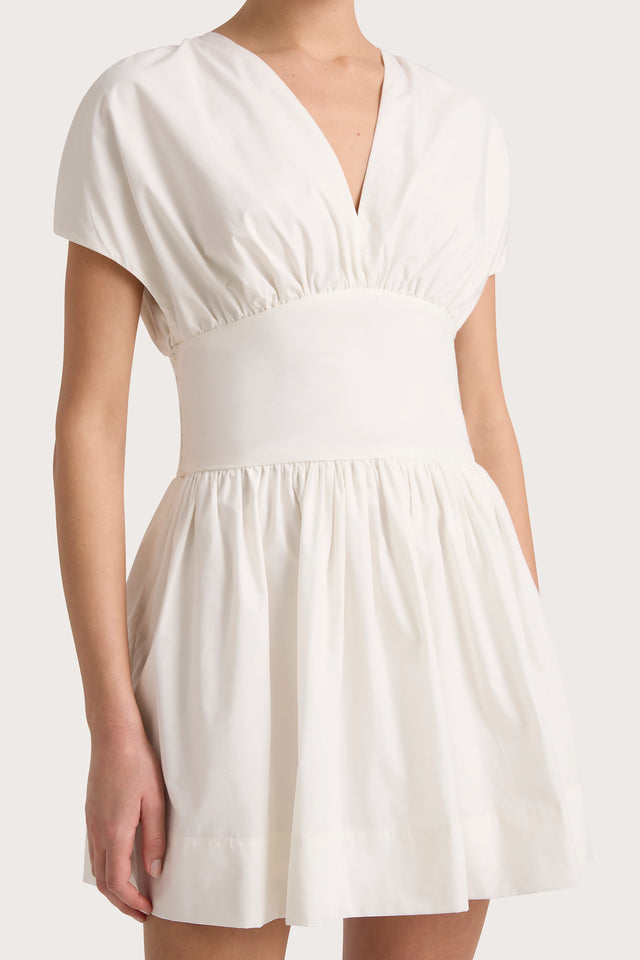 Auve Mini Dress White