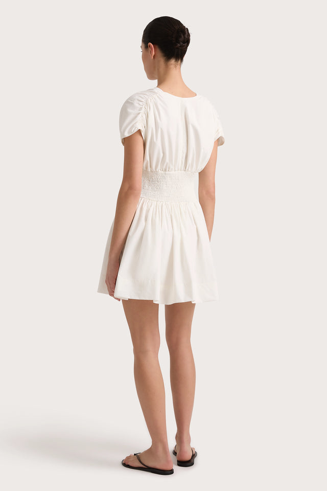 Auve Mini Dress White