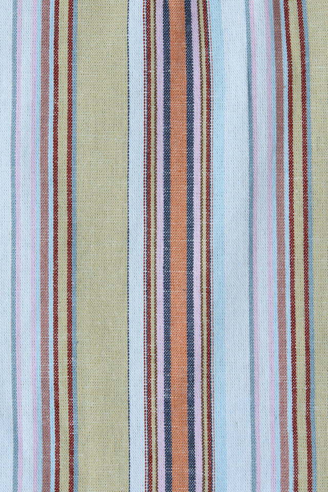 Aurora Mini Short Agua Stripe Blue