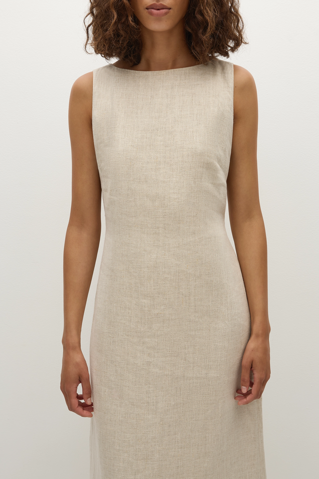 Taylor Midi Dress Natural