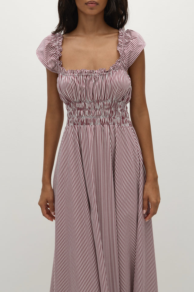 faithfull the brand maya midi dress Maya Broderie Anglaise Midi Dress