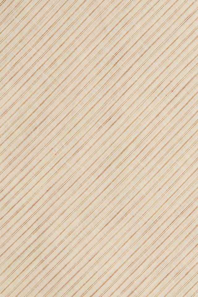 Aveline Dress Beige Pinstripe