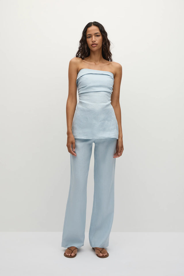 Boe Tunic Top Sky Blue - Final Sale