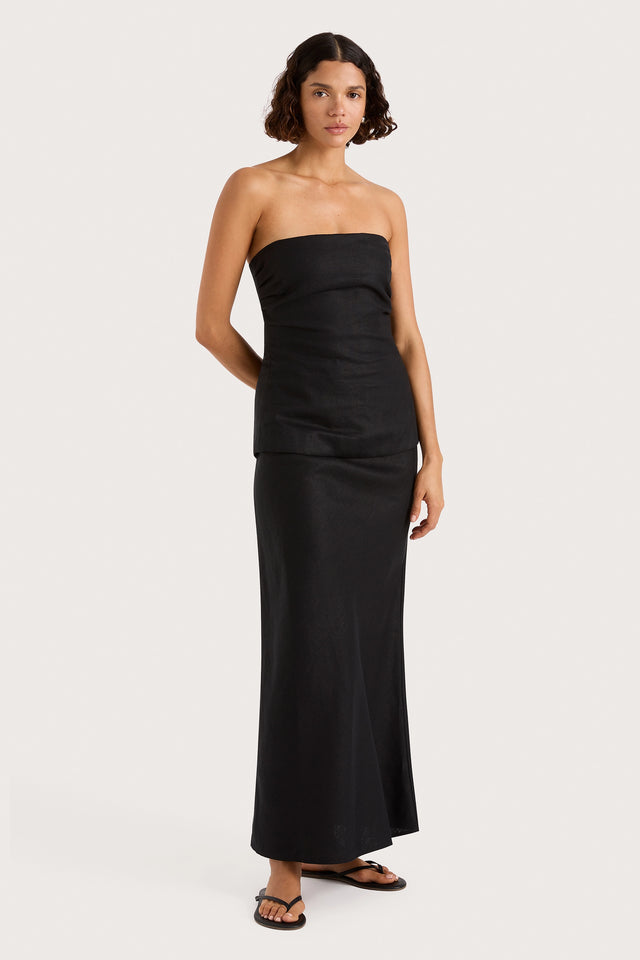Faye Skirt Black - Faithfull the Brand INT Faye Skirt Black - Faithfull the Brand INT