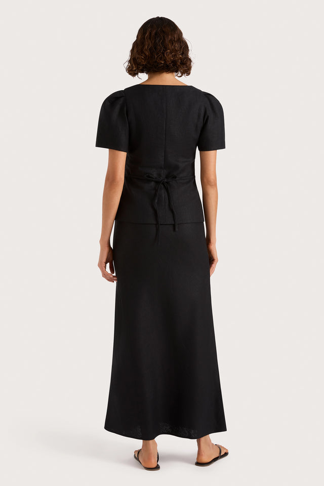Faye Skirt Black - Faithfull the Brand INT Faye Skirt Black - Faithfull the Brand INT