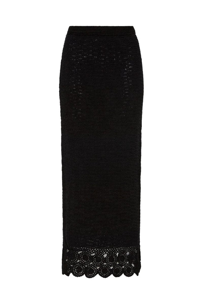 Women Handmade Genuine Leather Mini Skirt Black, Flared