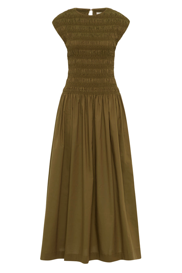 Ale Midi Dress Olive