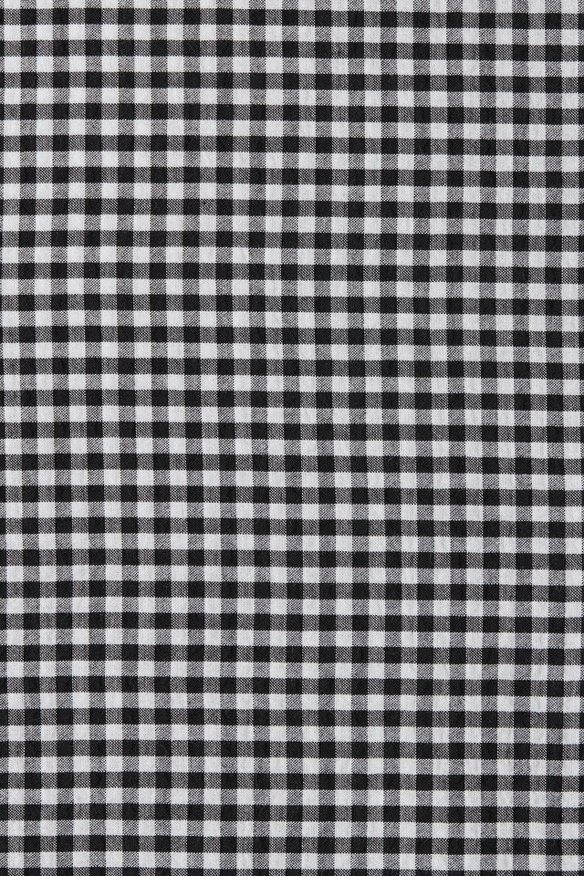 Leya Short Cantinho Gingham Black