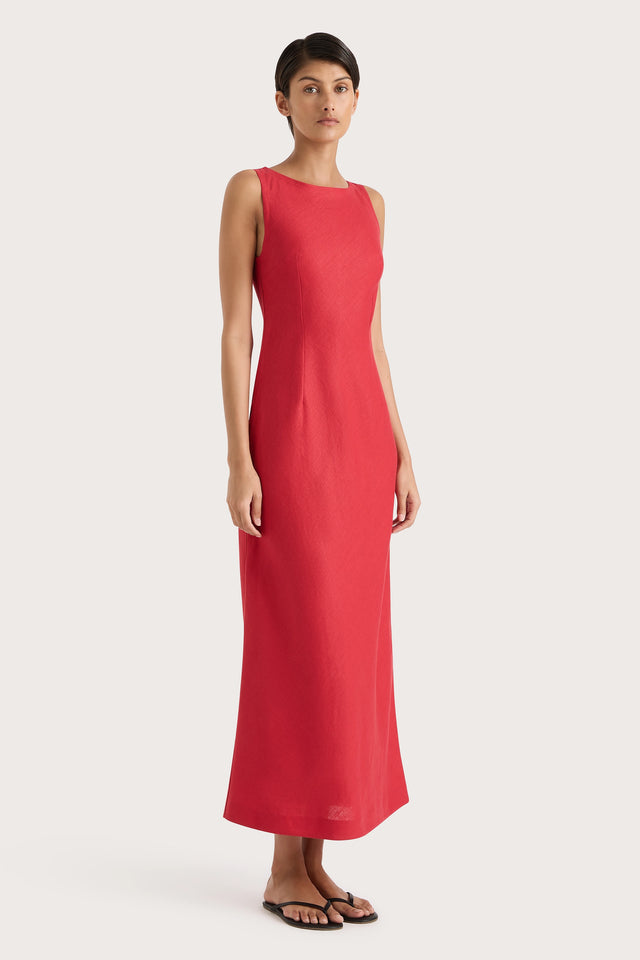 Lydie Maxi Dress Red