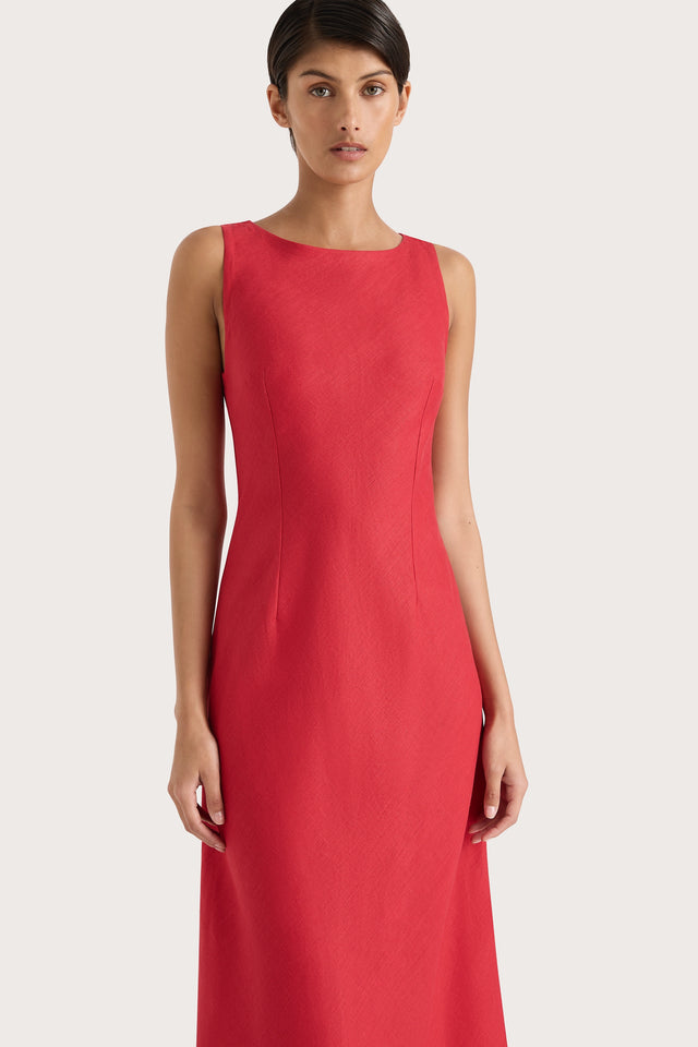 Lydie Maxi Dress Red - Faithfull the Brand INT Lydie Maxi Dress Red - Faithfull the Brand INT