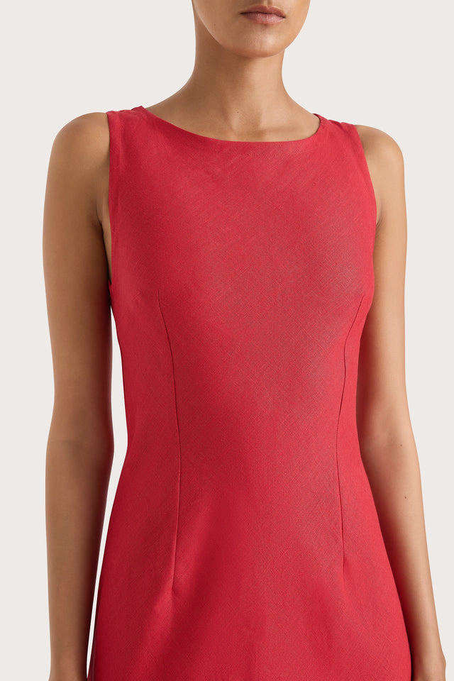 Lydie Maxi Dress Red - Faithfull the Brand INT Lydie Maxi Dress Red - Faithfull the Brand INT