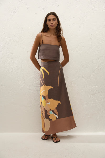 Martina Maxi Skirt Escondido Floral - Faithfull the Brand INT