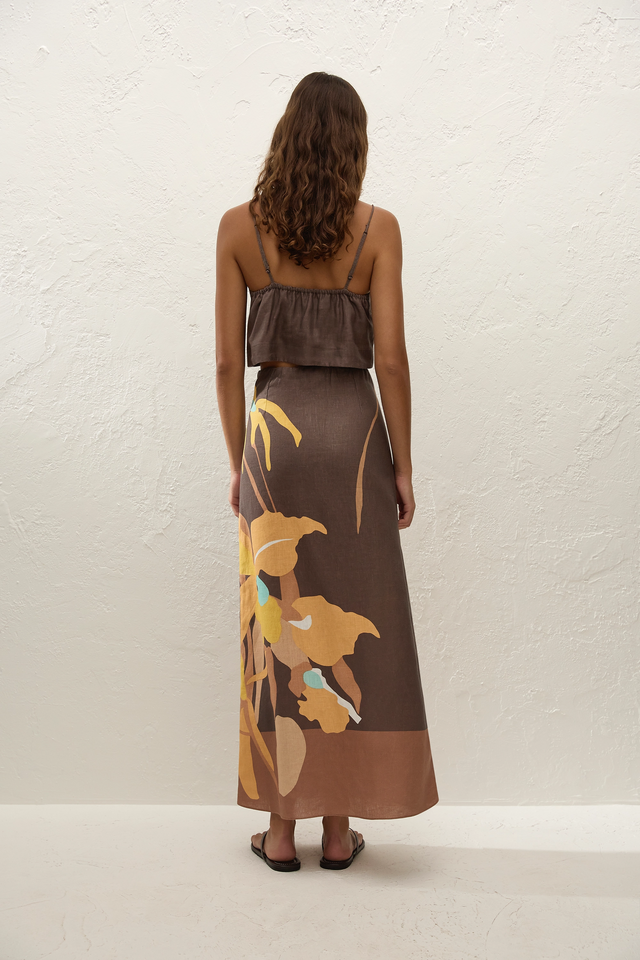 Martina Maxi Skirt Escondido Floral