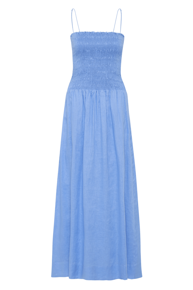 Geriba Midi Dress Mid Blue