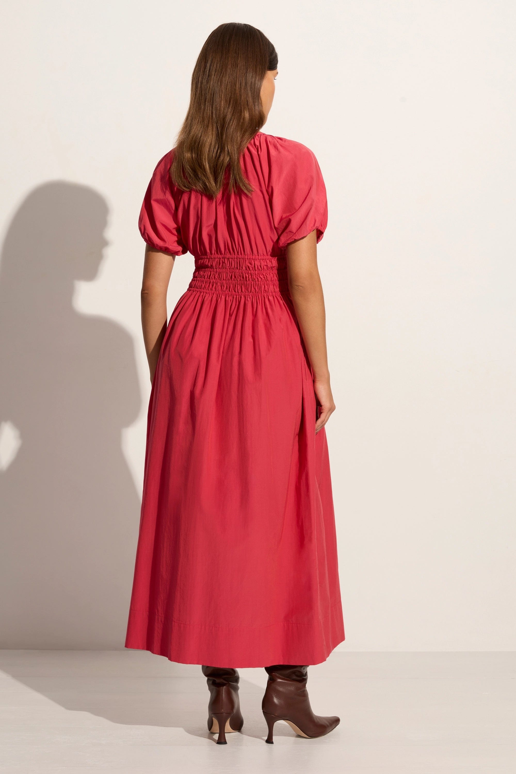 Teatro Midi Dress Crimson - Faithfull the Brand