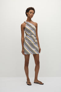 Marga Mini Dress Marine Stripe