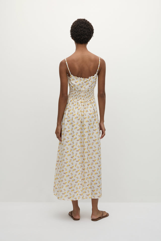 Phaedra Midi Dress Hazy Rose Canary