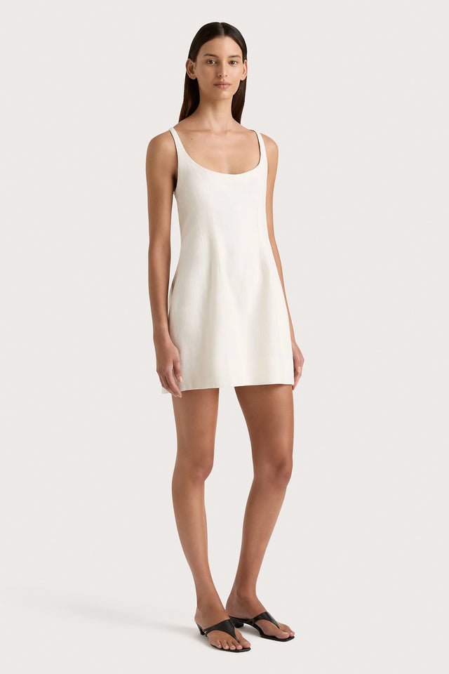 Sanne Mini Dress White