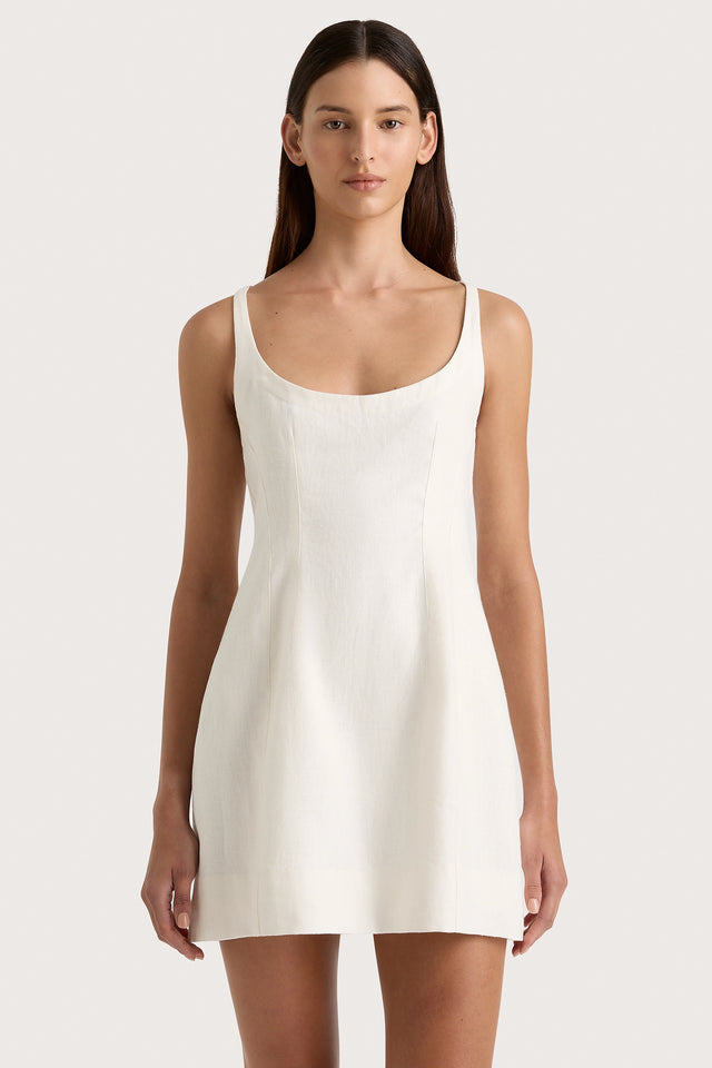 Sanne Mini Dress White