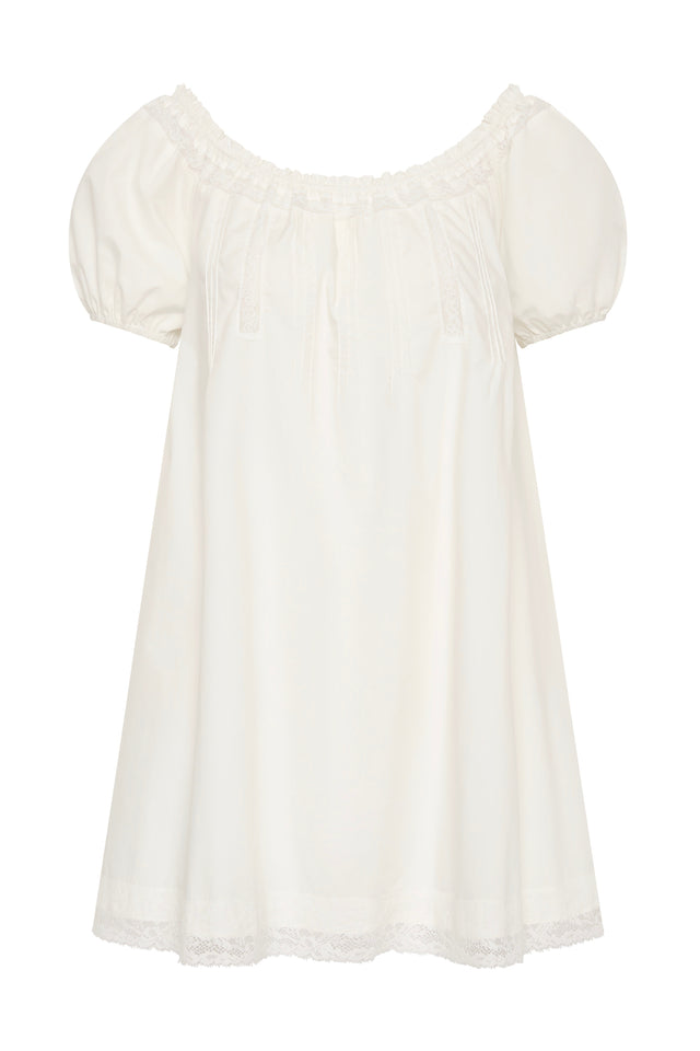 Galle Mini Dress Ixora Lace White - Faithfull the Brand INT Galle Mini Dress Ixora Lace White - Faithfull the Brand INT