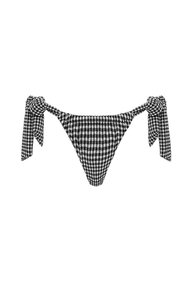 Costa Bikini Bottom Seersucker Gingham