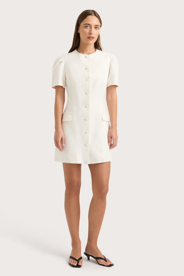 Emma Mini Dress White