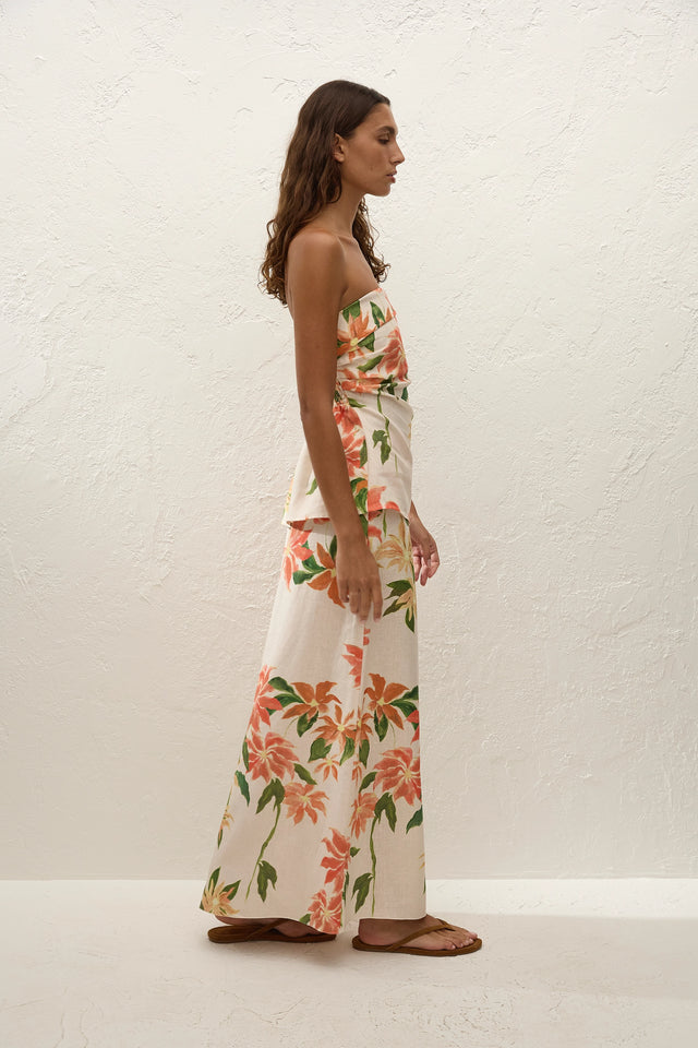 Martina Maxi Skirt Jardines Floral