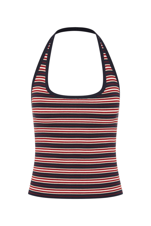 Doris Top Cila Stripe Navy