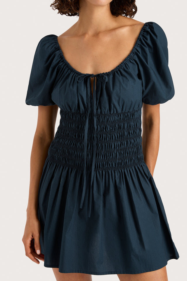 Beatrice Mini Dress Navy