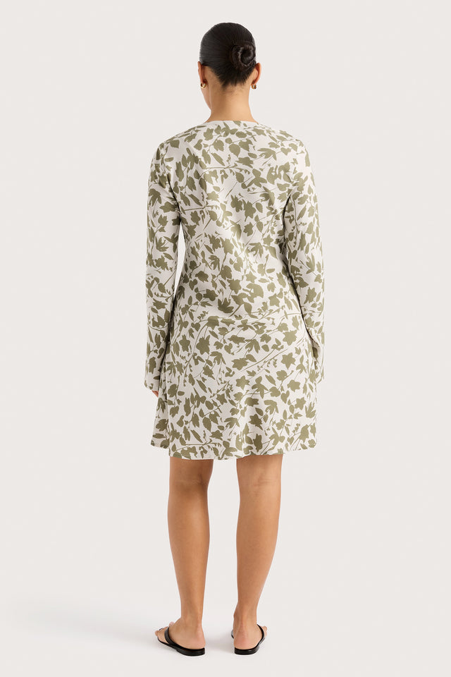 Lilou Mini Dress Poplar Sage - Final Sale Faithfull the Brand Lilou Mini Dress Poplar Sage - Final Sale Faithfull the Brand